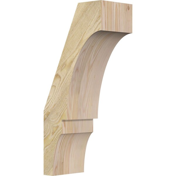 Ekena Millwork 6"W x 10"D x 22"H Balboa Rough Sawn Knee Brace, Douglas Fir BRC06X10X22BOA00RDF - main